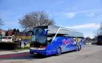 SETRA S416 HDH von BERR Reisen aus Deutschland am 14.4.2013 in Krems an der Donau.