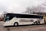 SETRA S416 GT-HD von S�LLNER Reisen aus Deutschland am 29.12.2012 in Krems an der Donau.