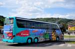 SETRA 416 HDH vom Reiseparadies KASTLER/Ottensheim/�sterreich.Bild vom Mai 2012.