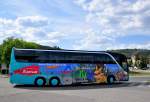 SETRA 416 HDH vom Reiseparadies KASTLER/Ottensheim/�sterreich.Bild vom Mai 2012.