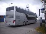 Setra 431 DT von Schack aus Deutschland im Stadthafen Sassnitz.