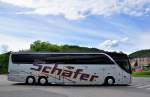 SETRA 417 HDH von SCH�FER Reisen / BRD am 22.5.2013 in Krems an der Donau.