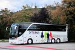 SETRA 415 HDH aus D�nemark im August 2013 in Krems.