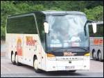 Setra 415 HDH von M�ller Reisedienst aus Deutschland im Stadthafen Sassnitz.