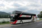 SETRA 431 DT von BLAGUSS Reisen aus Wien im September 2013 in der Wachau/Nieder�sterreich gesehen.