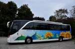 Setra 415 HD von B�hrer Reisen aus der Schweiz im Herbst 2013 in Krems.