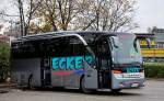 Setra 411 HD von Ecker Reisen aus �sterreich im Oktober 2013 in Krems gesehen.