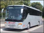 Setra 415 GT-HD der Verkehrsbetrieb Greifswald-Land GmbH in Greifswald.