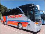 Setra 415 HDH von Strunk aus Deutschland im Stadthafen Sassnitz.