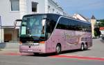Setra 416 HDH von Neubauer Reisen aus �sterreich am 27.Juli 2014 in Krems gesehen.