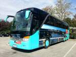 Setra 416 HDH von Kastler Busreisen aus �sterreich am 29.August 2014 in Krems gesehen.