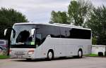 Setra 415 GT-HD,unterwegs f�r Blaguss aus Wien am 30.8.2014 in Krems gesehen.