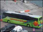 Setra 416 GT-HD von H�rmann Reisen aus Deutschland im Stadthafen Sassnitz.