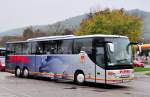 Setra 417 GT-HD von Pipal Reisen aus Bruck a.d.Leitha/Nieder�sterreich am 11.9.2014 in Krems gesehen.