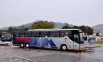Setra 417 GT-HD von Pipal Reisen aus Bruck a.d.Leitha/Nieder�sterreich am 11.9.2014 in Krems gesehen.