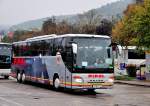 Setra 417 GT-HD von Pipal Reisen aus Bruck a.d.Leitha/Nieder�sterreich am 11.9.2014 in Krems gesehen.