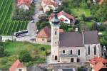 Setra von Krautgartner aus �sterreich hier in Loiben in der Wachau zwischen Krems und D�rnstein / Wachau,linkes Ufer unterwegs.12.9.2014,Aufnahme vom anderen Donauufer auf der Ferdinandswarte aus