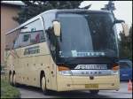 Setra 417 HDH von Folmann aus D�nemark in Sassnitz.