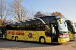 Setra 416 HDH von Wiesinger Reisen aus �sterreich am 20.9.2014 in Krems gesehen.