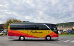 Setra 411 HD von Fortuna Reisen aus �sterreich am 27.9.2014 in Krems.