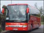 Setra 415 GT-HD vom Reisering Hamburg aus Deutschland bei der Rastst�tte Fuchsberg.