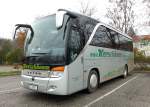Setra 411 HD von Kerschbaum Reisen aus �sterreich am 13.11.2014 in Krems gesehen.