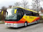 Setra 415 GT-HD von Fortuna Reisen aus �sterreich am 16.11.2014 in Krems.