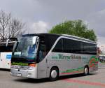 Setra 411 HD von Kerschbaum Reisen aus �sterreich am 18.4.2015 in Krems.