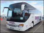 Setra 416 GT-HD von Vokuhl Reisen aus Deutschland im Stadthafen Sassnitz.