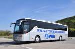 Setra 415 GT-HD von WTB(Wachautouristik Bernhardt) aus Spitz an der Donau/Nieder�sterreich hier bei der Anfahrt auf den G�ttweigerberg bei Krems.