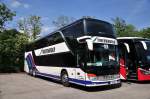 Setra 431 DT von Twerenbold aus der Schweiz im Mai 2015 in Krems.