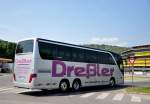 Setra 415 HDH von Dre�ler Reisen aus der BRD im Juni 2015 in Krems.