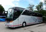 Setra 417 HDH von Frank Bus aus �sterreich im Juni 2015 in Krems.