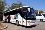 Setra 416 GT-HD von G�ttl Reisen aus der BRD in Krems gesehen.