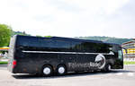 Setra 416 GT-HD von der Fahrwelt R�DEL aus der BRD in Krems gesehen.