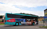 Setra 415 GT-HD von Kastler Reisen aus �sterreich in Krems gesehen.