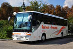 Setra 415 GT- HD vom Verkehrsunternehmen-Reiseb�ro BRUCKNER aus der BRD in Krems gesehen.