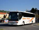 Setra 415 GT-HD vom Verkehrsunternehmen - Reiseb�ro BRUCKNER aus der BRD in Krems.