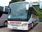Setra 416 GT-HD von Mertens-Reisen aus Deutschland im Stadthafen Sassnitz.