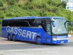 Setra 416 GT-HD von Gassert Reisen aus Deutschland im Stadthafen Sassnitz.