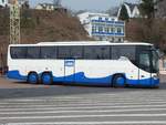 Setra 416 GT-HD von der Usedomer Bäderbahn im Stadthafen Sassnitz.