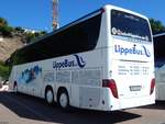 Setra 416 HDH von Lippe Bus aus Deutschland im Stadthafen Sassnitz.