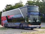 Setra 431 DT von Becker-Strelitz Reisen aus Deutschland in Neubrandenburg.