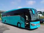 SETRA 515 HD,der brandneue und noch  nackte  Superbus vom Reiseparadies KASTLER aus Ottensheim bei Linz/�sterreich,29.5.2013.
