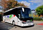 SETRA 515 HD von ALBUS-SALZKRAFT aus �sterreich im August 2013 in Krems an der Donau.