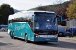 Setra 516 HD von Sch�rnig Reisen aus der BRD am 24.9.2014 in Krems.