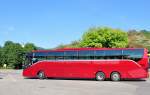 Setra 519 HD,EVOBUS,unterwegs f�r`s Reiseb�ro Pfleger/Mitterbauer aus �sterreich am 13.7.2015 in Krems.