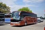 Setra 515 HD (f�r Kuoni unterwegs)aus Polen im Juni 2015 in Krems.