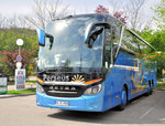 Luxusliner Setra 516 HDH von Perseus Reisen aus der BRD in Krems gesehen.Liebe Gr��e und Dank an den Fahrer f�r die Fotogenehmigung!