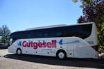 Setra 515 HD von Gutgesell Reisen aus der BRD in Krems gesehen.